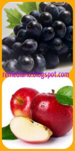  Jugo natural de uvas y manzanas - Vitaminas B