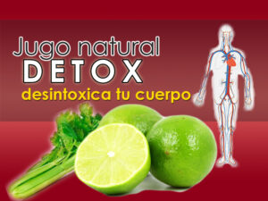 Jugo detox natural para limpiar organismo